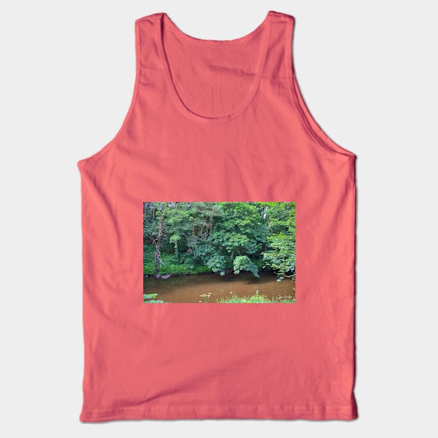 River Almond Tank Top by tomg